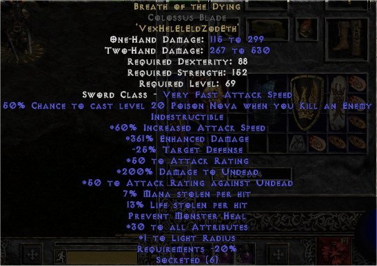 Rune Word 1.10 Rune Word 1.10